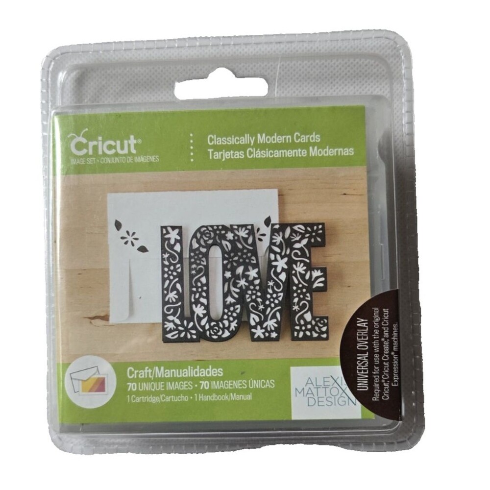 Cricut Classically Modern Cards Cartridge NEW Card Making Scrapbooking Crafts